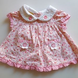 Floral preemie dress